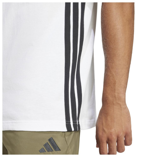 Adidas Ανδρική κοντομάνικη μπλούζα Essentials 3-S Single Jersey Tee Adidas Ανδρική κοντομάνικη μπλούζα Essentials 3-S Single Jersey Tee